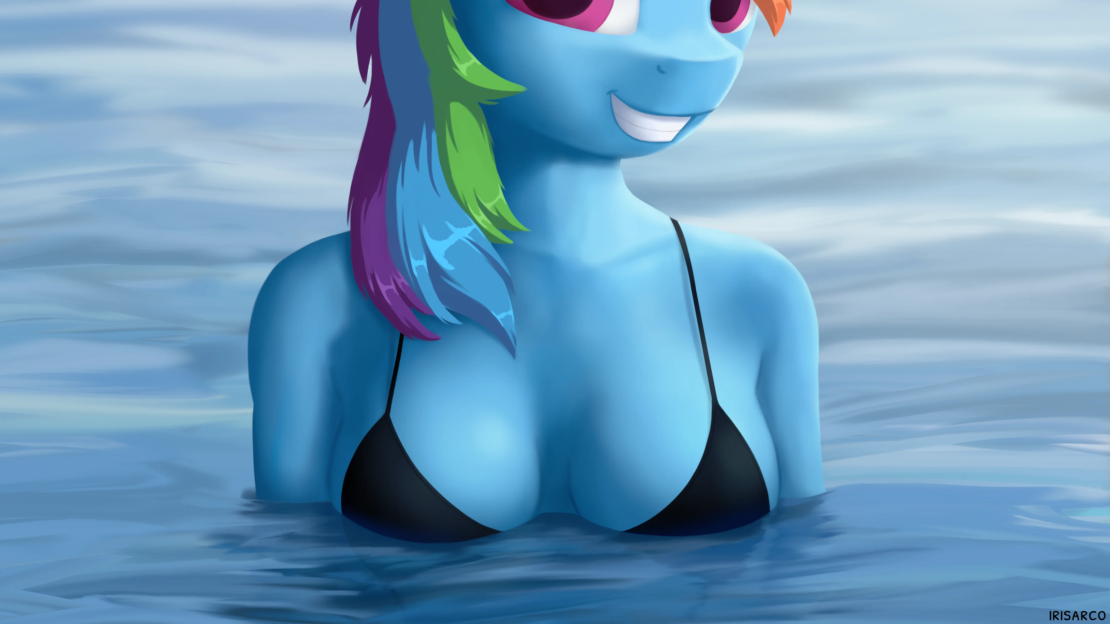 Swimming with Dashie (1/2)